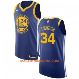 Maillot NBA Golden State Warriors Shaun Livingston 34 Nike 2017-18 Bleu Swingman - Homme